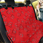 Paramedic First Aid Kit Pattern Print Pet Car Back Seat Cover