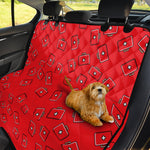 Paramedic First Aid Kit Pattern Print Pet Car Back Seat Cover