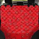 Paramedic First Aid Kit Pattern Print Pet Car Back Seat Cover