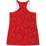 Paramedic First Aid Kit Pattern Print Women's Racerback Tank Top