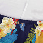 Parrot And Flower Pattern Print Sofa Cover