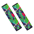 Parrot Banana Leaf Hawaii Pattern Print Car Seat Belt Covers