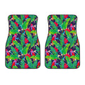 Parrot Banana Leaf Hawaii Pattern Print Front Car Floor Mats