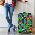 Parrot Banana Leaf Hawaii Pattern Print Luggage Cover