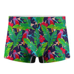 Parrot Banana Leaf Hawaii Pattern Print Men's Boxer Briefs