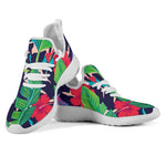 Parrot Banana Leaf Hawaii Pattern Print Mesh Knit Shoes GearFrost