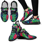 Parrot Banana Leaf Hawaii Pattern Print Mesh Knit Shoes GearFrost