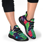 Parrot Banana Leaf Hawaii Pattern Print Mesh Knit Shoes GearFrost