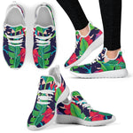 Parrot Banana Leaf Hawaii Pattern Print Mesh Knit Shoes GearFrost