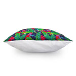 Parrot Banana Leaf Hawaii Pattern Print Pillow Cover