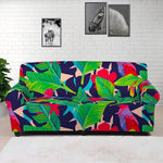 Parrot Banana Leaf Hawaii Pattern Print Sofa Cover