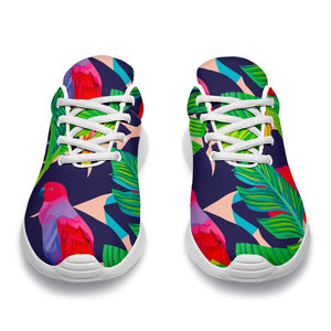 Parrot Banana Leaf Hawaii Pattern Print Sport Shoes GearFrost