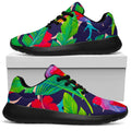 Parrot Banana Leaf Hawaii Pattern Print Walking Shoes