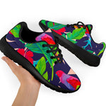 Parrot Banana Leaf Hawaii Pattern Print Sport Shoes GearFrost