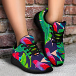 Parrot Banana Leaf Hawaii Pattern Print Sport Shoes GearFrost