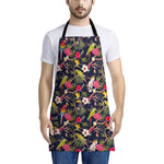 Parrot Toucan Tropical Pattern Print Apron