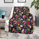 Parrot Toucan Tropical Pattern Print Blanket