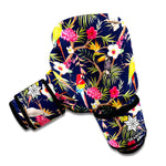 Parrot Toucan Tropical Pattern Print Boxing Gloves