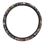 Parrot Toucan Tropical Pattern Print Car Steering Wheel Cover