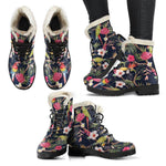 Parrot Toucan Tropical Pattern Print Comfy Boots GearFrost