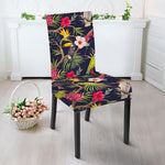 Parrot Toucan Tropical Pattern Print Dining Chair Slipcover