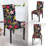 Parrot Toucan Tropical Pattern Print Dining Chair Slipcover