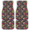 Parrot Toucan Tropical Pattern Print Front and Back Car Floor Mats