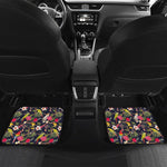 Parrot Toucan Tropical Pattern Print Front and Back Car Floor Mats