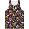 Parrot Toucan Tropical Pattern Print Men's Tank Top