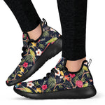 Parrot Toucan Tropical Pattern Print Mesh Knit Shoes GearFrost