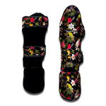 Parrot Toucan Tropical Pattern Print Muay Thai Shin Guard