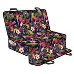 Parrot Toucan Tropical Pattern Print Pet Car Back Seat Cover