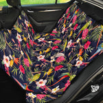 Parrot Toucan Tropical Pattern Print Pet Car Back Seat Cover