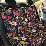 Parrot Toucan Tropical Pattern Print Pet Car Back Seat Cover