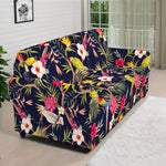 Parrot Toucan Tropical Pattern Print Sofa Cover