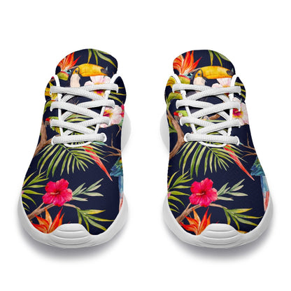 Parrot Toucan Tropical Pattern Print Sport Shoes GearFrost