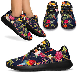 Parrot Toucan Tropical Pattern Print Sport Shoes GearFrost