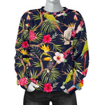 Parrot Toucan Tropical Pattern Print Women's Crewneck Sweatshirt GearFrost