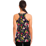 Parrot Toucan Tropical Pattern Print Women's Racerback Tank Top