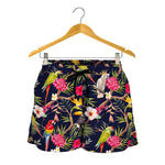 Parrot Toucan Tropical Pattern Print Women's Shorts