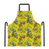 Parrot Tropical Pattern Print Apron