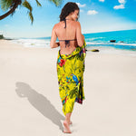 Parrot Tropical Pattern Print Beach Sarong Wrap