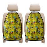 Parrot Tropical Pattern Print Car Seat Organizers