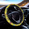 Parrot Tropical Pattern Print Car Steering Wheel Cover