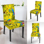 Parrot Tropical Pattern Print Dining Chair Slipcover