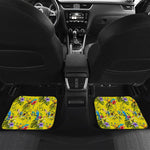 Parrot Tropical Pattern Print Front and Back Car Floor Mats