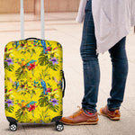 Parrot Tropical Pattern Print Luggage Cover GearFrost