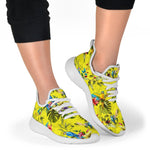 Parrot Tropical Pattern Print Mesh Knit Shoes GearFrost