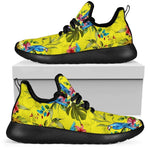 Parrot Tropical Pattern Print Mesh Knit Shoes GearFrost