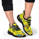 Parrot Tropical Pattern Print Mesh Knit Shoes GearFrost